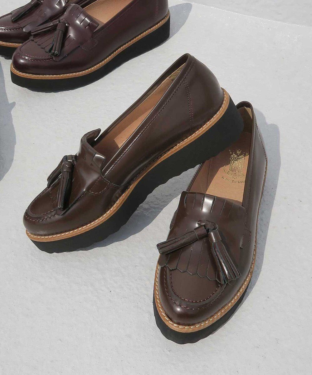 【ボントレ/BONTRE】の【BONTRE/ボントレ】厚底キルトタッセルローファー インテリア・キッズ・メンズ・レディースファッション・服の通販 founy(ファニー) ファッション Fashion レディースファッション Fashion for Women クッション Cushion, Throw Pillow シューズ Shoes, Footwear トレンド Trend, Trending Now フォーマル Formal, Dressy マニッシュ Mannish, Boyish 厚底 Platform Shoes ダークブラウン|ID: prp329100004869923 ipo3291000000036295236