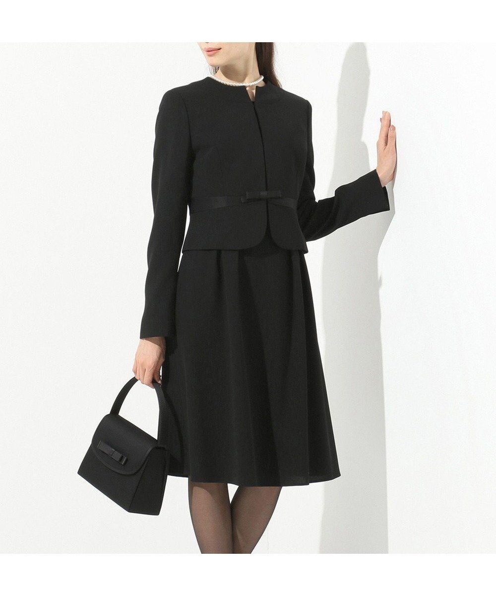 【組曲 NOIR/KUMIKYOKU NOIR】のガーシュストレッチバーズアイ 人気、トレンドファッション・服の通販 founy(ファニー) 　ファッション　Fashion　レディースファッション　Fashion for Women　セットアップ　Matching Sets　スーツ　Business Suits & Workwear　スーツセット・2点セット・レディーススーツ　Suit Sets / 2-Piece Suits / Office Suit Sets　アンサンブル　Ensemble Set　ジャケット　Jacket, Outerwear　ストレッチ　Stretch, Stretchy Fabric　スーツ　Suit, Formalwear　セットアップ　Set-Up, Coordinated Outfit　フェミニン　Feminine, Girly　リボン　Ribbon, Bow　夏　Summer　S/S・春夏　SS, Spring/Summer, Warm Season　A/W・秋冬　Autumn/Winter　 other-1|ID: prp329100004869925 ipo3291000000036295252