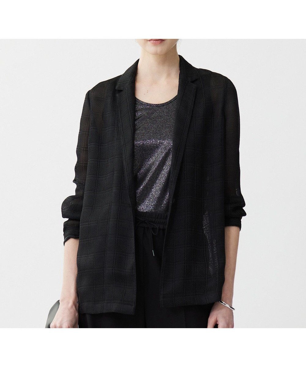 【アイシービー/iCB】のスクエアチェックレノクロス レースジャケット インテリア・キッズ・メンズ・レディースファッション・服の通販 founy(ファニー) 　ファッション　Fashion　レディースファッション　Fashion for Women　アウター　Coat / Outerwear Collection　レディースジャケット・軽アウター　Jackets　テーラードジャケット / 通勤・きれいめスタイル　Tailored Jackets & Blazers　春　Spring　ジャケット　Jacket, Outerwear　スクエア　Square, Square Shape　ストレート　Straight, Straight Cut　セットアップ　Set-Up, Coordinated Outfit　チェック　Check, Plaid, Tartan　バランス　Balance, Style Balance　レース　Lace, Lace Fabric　ワイド　Wide, Wide Fit　S/S・春夏　SS, Spring/Summer, Warm Season　おすすめ　Recommended / Our Picks　夏　Summer　エレガント 上品　Elegant　2025年　2025　2025春夏・S/S　Spring/Summer 2025 SS25　ブラック系|ID: prp329100004869927 ipo3291000000036295258