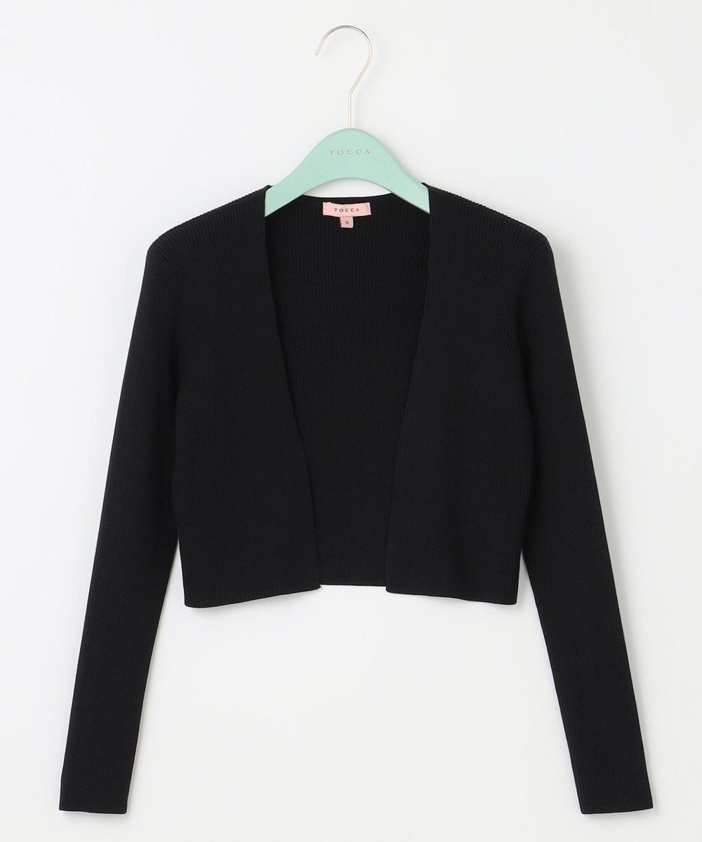 【トッカ/TOCCA】のSILK RIB BOLERO ボレロ インテリア・キッズ・メンズ・レディースファッション・服の通販 founy(ファニー) 　ファッション　Fashion　レディースファッション　Fashion for Women　アウター　Coat / Outerwear Collection　ボレロ・ショート丈ジャケット / ドレス羽織りに　Boleros & Short Jackets　シルク　Silk, 100% Silk　ドレス　Dress, One-Piece　ボレロ　Bolero, Short Cardigan　夏　Summer　定番　Standard, Basic Item　S/S・春夏　SS, Spring/Summer, Warm Season　A/W・秋冬　Autumn/Winter　ブラック系|ID: prp329100004869929 ipo3291000000036295266