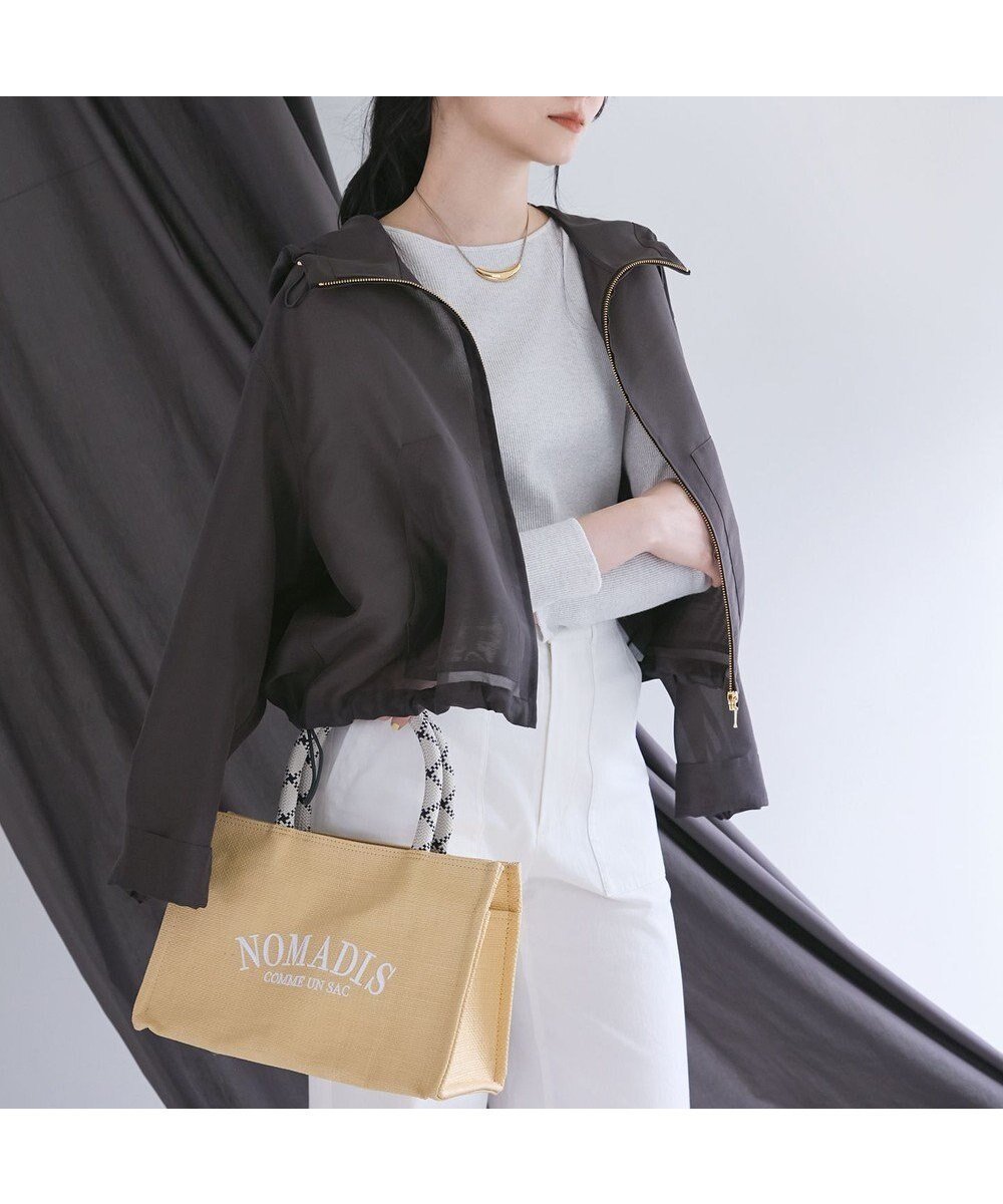 【23区/NIJYUSANKU】の【SLOW/一部店舗限定】シアーフォルム ブルゾン インテリア・キッズ・メンズ・レディースファッション・服の通販 founy(ファニー) 　ファッション　Fashion　レディースファッション　Fashion for Women　アウター　Coat / Outerwear Collection　レディースジャケット・軽アウター　Jackets　ブルゾンジャケット・スポーティアウター　Blouson Jackets　オーガンジー　Organza Fabric　春　Spring　シアー　Sheer, See-Through　ジャケット　Jacket, Outerwear　バランス　Balance, Style Balance　フォルム　Silhouette, Form　ブルゾン　Blouson, Bomber Jacket　S/S・春夏　SS, Spring/Summer, Warm Season　夏　Summer　2025年　2025　2025春夏・S/S　Spring/Summer 2025 SS25　グレー系|ID: prp329100004869938 ipo3291000000036295294