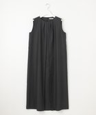 【自由区/JIYU-KU】の【WEB限定カラーあり・洗える】タッサーポプリンノースリーブ ワンピース ブラック|ID: prp329100004869941 ipo3291000000036295314