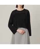 【アイシービー/iCB】の【洗える】 リネンレーヨンハイゲージ クロップドプルオーバー ブラック系|ID: prp329100004869952 ipo3291000000036295366