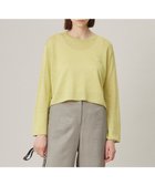 【アイシービー/iCB】の【洗える】 リネンレーヨンハイゲージ クロップドプルオーバー レモンイエロー系|ID: prp329100004869952 ipo3291000000036295368