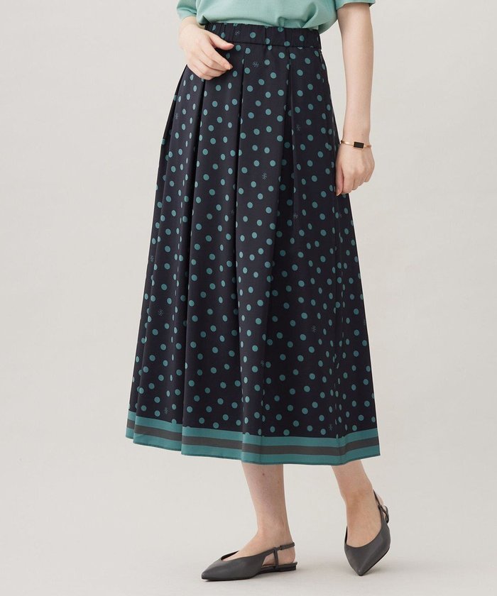 【自由区/JIYU-KU】の【洗える】ポルカドットプリント スカート インテリア・キッズ・メンズ・レディースファッション・服の通販 founy(ファニー) https://founy.com/ ファッション Fashion レディースファッション Fashion for Women スカート Skirts クラシカル Classical, Vintage-Inspired クラシック Classic, Timeless Style ドット Polka Dot, Dot Pattern ボックス Boxy, Box Shape ボーダー Border, Stripe 洗える Machine Washable A/W・秋冬 Autumn/Winter |ID: prp329100004869958 ipo3291000000036295398