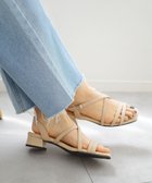 【ポインター/Pointer】の日本製 本革ラインストラップサンダル 人気、トレンドファッション・服の通販 founy(ファニー) ファッション Fashion レディースファッション Fashion for Women インソール Shoe Insole 春 Spring クッション Cushion, Throw Pillow 抗菌 Antibacterial, Bacteria-Resistant サンダル Sandals, Summer Shoes リボン Ribbon, Bow S/S・春夏 SS, Spring/Summer, Warm Season 日本製 Made In Japan 夏 Summer thumbnail ベージュ|ID: prp329100004869959 ipo3291000000036295402