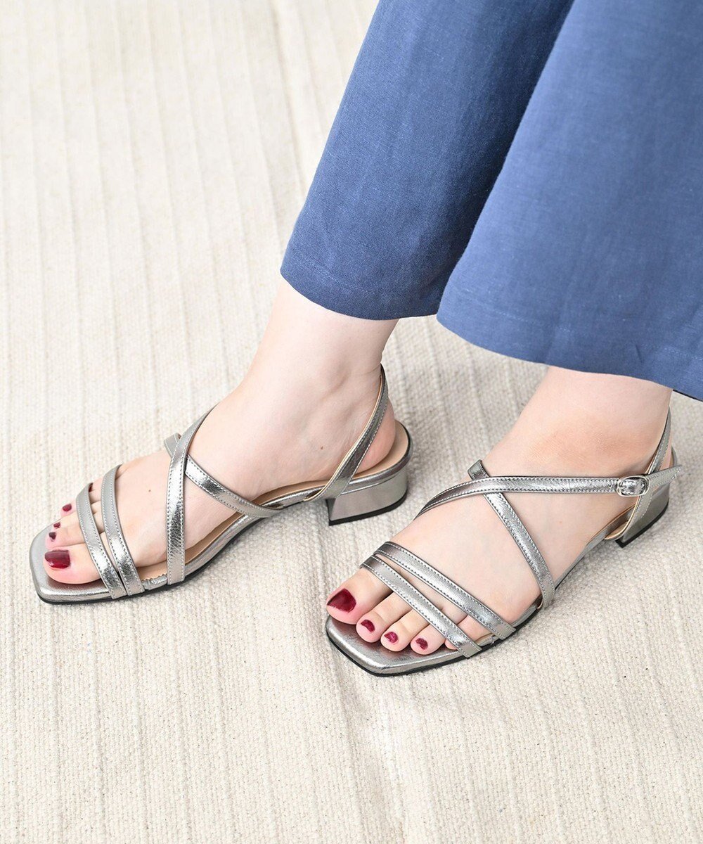 【ポインター/Pointer】の日本製 本革ラインストラップサンダル インテリア・キッズ・メンズ・レディースファッション・服の通販 founy(ファニー) ファッション Fashion レディースファッション Fashion for Women インソール Shoe Insole 春 Spring クッション Cushion, Throw Pillow 抗菌 Antibacterial, Bacteria-Resistant サンダル Sandals, Summer Shoes リボン Ribbon, Bow S/S・春夏 SS, Spring/Summer, Warm Season 日本製 Made In Japan 夏 Summer スチール|ID: prp329100004869959 ipo3291000000036295405