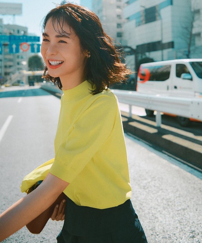 【23区/NIJYUSANKU】の【Oggi5月号掲載/洗える】プレミアムビオコットン 半袖 ニット インテリア・キッズ・メンズ・レディースファッション・服の通販 founy(ファニー) https://founy.com/ 雑誌掲載アイテム Magazine Picks & Fashion Features ファッション雑誌 Fashion Magazines オッジ Oggi ファッション Fashion レディースファッション Fashion for Women トップス・カットソー Cut & Sew Tops ニット Knit Tops & Sweaters イエロー Yellow イタリア Italy エレガント 上品 Elegant オーガニック Organic Cotton 春 Spring 洗える Machine Washable 5月号 May Issue カーディガン Cardigan, Knitwear クラシカル Classical, Vintage-Inspired シンプル Simple, Minimal セーター Sweater, Knitwear 雑誌 Magazine, Fashion Magazine バランス Balance, Style Balance ベーシック Basic, Essential 半袖 Short Sleeve, Half Sleeve モックネック Mock Neck, Short Turtleneck S/S・春夏 SS, Spring/Summer, Warm Season 夏 Summer 2025年 2025 2025春夏・S/S Spring/Summer 2025 SS25 |ID: prp329100004869961 ipo3291000000036295414