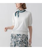 【23区/NIJYUSANKU】の【Oggi5月号掲載/洗える】プレミアムビオコットン 半袖 ニット ホワイト系|ID: prp329100004869961 ipo3291000000036295416