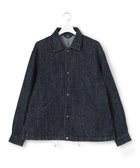 【ジェイプレスヨークストリート/J.PRESS YORK STREET】の【UNISEX】デニムコーチジャケット 人気、トレンドファッション・服の通販 founy(ファニー) ファッション Fashion レディースファッション Fashion for Women アウター Coat / Outerwear Collection レディースジャケット・軽アウター Jackets デニムジャケット / カジュアルアウター Denim Jackets 春 Spring ジャケット Jacket, Outerwear デニム Denim, Jeans Material トレーナー Sweatshirt, Trainer 定番 Standard, Basic Item バランス Balance, Style Balance ユニセックス Unisex, Genderless S/S・春夏 SS, Spring/Summer, Warm Season 夏 Summer thumbnail ネイビー系|ID: prp329100004869963 ipo3291000000036295424