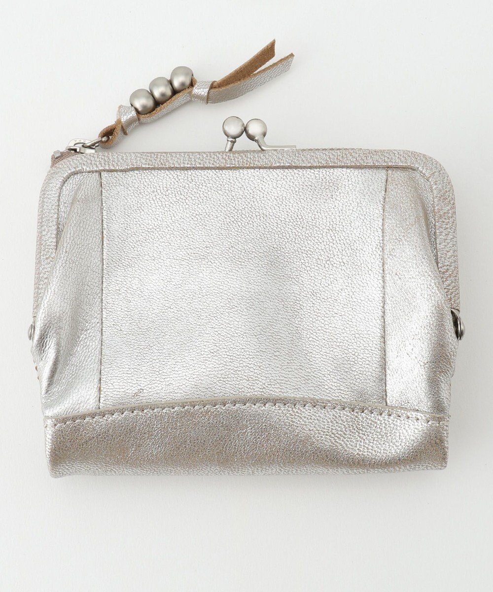 【アンビリオン/UNBILLION】のperche エアリーゴート外がま口2つ折り財布 インテリア・キッズ・メンズ・レディースファッション・服の通販 founy(ファニー) 　ファッション　Fashion　レディースファッション　Fashion for Women　ミニ財布・二つ折り財布　Wallets & Card Cases　おすすめ　Recommended / Our Picks　ポケット　Pocket, Pocket Detail　財布　Wallet, Purse　シルバー|ID: prp329100004869967 ipo3291000000036295447