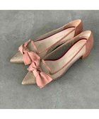 【モード エ ジャコモ/MODE ET JACOMO】のMODE ET JACOMO ビッグリボンオペラパンプス 人気、トレンドファッション・服の通販 founy(ファニー) ファッション Fashion レディースファッション Fashion for Women オケージョン Occasion Wear クール Cool, Chic コンビ Combo, Combination Style シューズ Shoes, Footwear デニム Denim, Jeans Material ドレス Dress, One-Piece フェミニン Feminine, Girly リボン Ribbon, Bow ロング Long, Long-Length ワイド Wide, Wide Fit 夏 Summer thumbnail ピンクコンビ|ID: prp329100004869970 ipo3291000000036295461