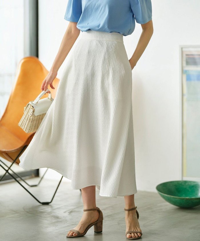 【組曲/KUMIKYOKU】のステッチストライプドビー フレアスカート インテリア・キッズ・メンズ・レディースファッション・服の通販 founy(ファニー) https://founy.com/ ファッション Fashion レディースファッション Fashion for Women スカート Skirts Aライン・フレアスカート A-Line & Flared Skirts ギャザー Gathered, Ruffled ストライプ Stripe, Striped Pattern フレア Flare, Flared 夏 Summer 春 Spring S/S・春夏 SS, Spring/Summer, Warm Season |ID: prp329100004869979 ipo3291000000036295522