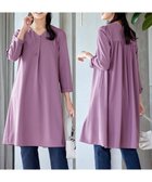 【ティアクラッセ/Tiaclasse】の【洗える】バックギャザーハートネックAラインワンピース ラベンダー|ID: prp329100004869981 ipo3291000000036295543