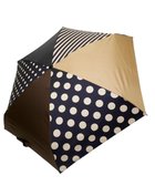【プラスリング/+RING】のプラスリング レディース向け 晴雨兼用 折傘 BRN/DOT T1336 sunshield ブラウン|ID: prp329100004869986 ipo3291000000036295587