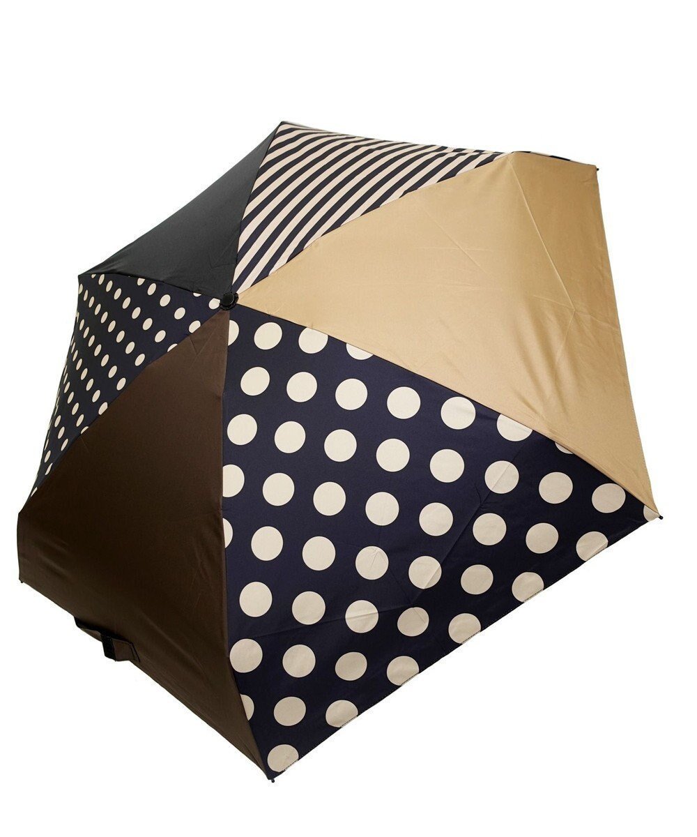 【プラスリング/+RING】のプラスリング レディース向け 晴雨兼用 折傘 BRN/DOT T1336 sunshield インテリア・キッズ・メンズ・レディースファッション・服の通販 founy(ファニー) 　ファッション　Fashion　レディースファッション　Fashion for Women　レイングッズ・傘・晴雨兼用傘　Umbrellas & Rain Gear　ラップ　Wrap, Wrap Design　傘　Umbrella, Parasol　ブラウン|ID: prp329100004869986 ipo3291000000036295587