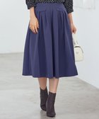 【ティアクラッセ/Tiaclasse】のフラップポケットタックフレアスカート ブルー|ID: prp329100004869988 ipo3291000000036295601