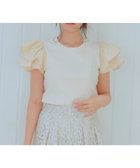 【フェルゥ/Feroux】のフリル袖 Tシャツ アイボリー系|ID: prp329100004869990 ipo3291000000036295610