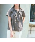 【エニィ スィス/any SiS】の【洗える】ギャザーネック ブラウス 人気、トレンドファッション・服の通販 founy(ファニー) ファッション Fashion レディースファッション Fashion for Women トップス・カットソー Cut & Sew Tops シャツ・ブラウス・オフィスカジュアル Elegant Blouses & Button-Ups おすすめ Recommended / Our Picks ウォッシャブル Machine Washable ギャザー Gathered, Ruffled フリル Frill, Ruffle エレガント 上品 Elegant 夏 Summer 新作・新入荷 New Arrivals / New In 春 Spring S/S・春夏 SS, Spring/Summer, Warm Season 洗える Machine Washable thumbnail ブラウンストライプ|ID: prp329100004869993 ipo3291000000036295641