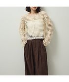 【グリーンパークス/Green Parks】の・SUGAR SPOON 2wayフラワーメッシュカーデ Ivory|ID: prp329100004870006 ipo3291000000036295705