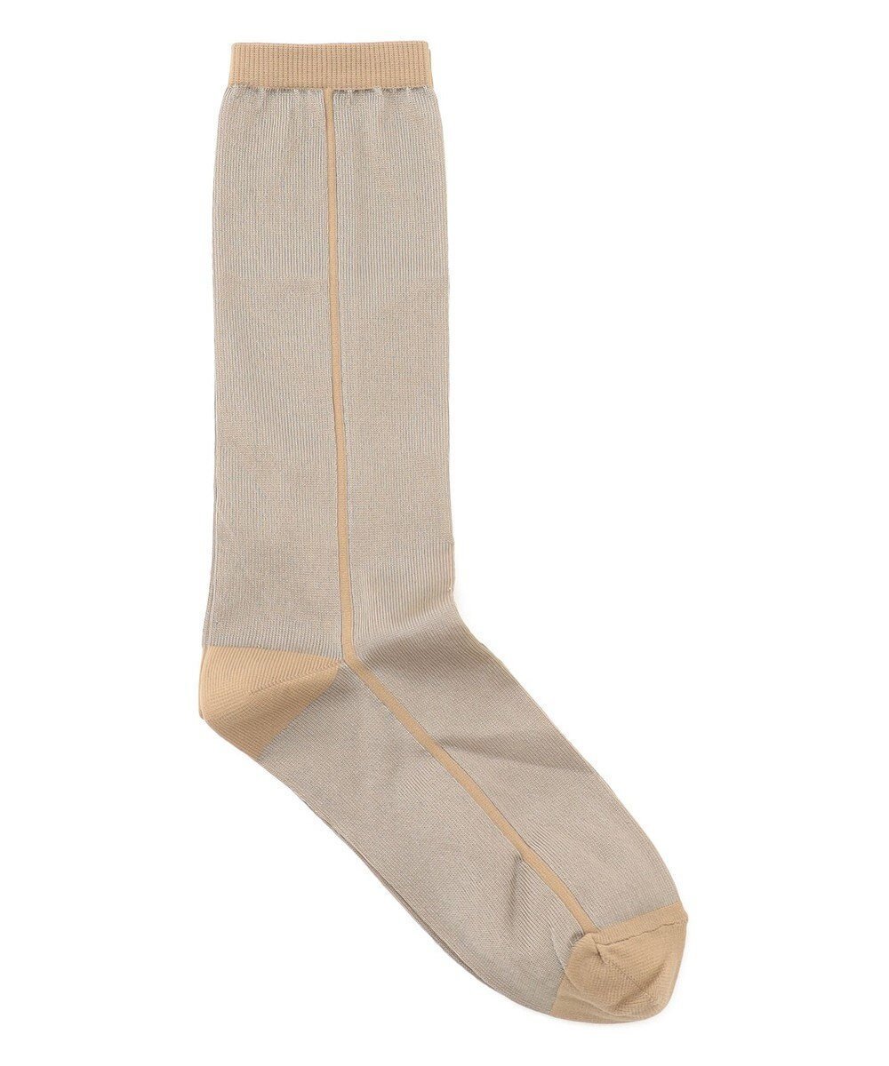 【23区/NIJYUSANKU】のシアー クルーソックス インテリア・キッズ・メンズ・レディースファッション・服の通販 founy(ファニー) 　ファッション　Fashion　レディースファッション　Fashion for Women　ソックス&靴下　Socks & Hosiery　レッグウェア・ストッキング　Legwear & Hosiery　2024年　2024　2024-2025秋冬・A/W　Autumn/Winter 2024–25 AW24–25　シアー　Sheer, See-Through　シューズ　Shoes, Footwear　ソックス　Socks, Hosiery　バレエ　Ballet, Ballet Style　エレガント 上品　Elegant　定番　Standard, Basic Item　ベージュ系|ID: prp329100004870007 ipo3291000000036295711