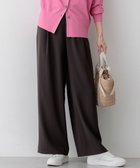 【23区/NIJYUSANKU】の【WEB 一部店舗限定】ストレッチジョーゼット ワイドパンツ 人気、トレンドファッション・服の通販 founy(ファニー) ファッション Fashion レディースファッション Fashion for Women パンツ Pants & Trousers 春 Spring ギャザー Gathered, Ruffled ジョーゼット Georgette, Semi-Sheer Fabric ストレッチ Stretch, Stretchy Fabric セットアップ Set-Up, Coordinated Outfit 人気 Popular, Best Seller ピーチ Peach, Soft Touch フラット Flat, Flat Shoes フレア Flare, Flared リラックス Relax, Relaxed Fit ワイド Wide, Wide Fit S/S・春夏 SS, Spring/Summer, Warm Season 夏 Summer エレガント 上品 Elegant 2026年 2026 thumbnail ダークブラウン系|ID: prp329100004870021 ipo3291000000036295942