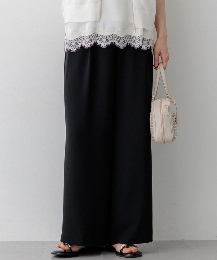 【23区/NIJYUSANKU】の【WEB 一部店舗限定】ストレッチジョーゼット ワイドパンツ インテリア・キッズ・メンズ・レディースファッション・服の通販 founy(ファニー) https://founy.com/ ファッション Fashion レディースファッション Fashion for Women パンツ Pants & Trousers 春 Spring ギャザー Gathered, Ruffled ジョーゼット Georgette, Semi-Sheer Fabric ストレッチ Stretch, Stretchy Fabric セットアップ Set-Up, Coordinated Outfit 人気 Popular, Best Seller ピーチ Peach, Soft Touch フラット Flat, Flat Shoes フレア Flare, Flared リラックス Relax, Relaxed Fit ワイド Wide, Wide Fit S/S・春夏 SS, Spring/Summer, Warm Season 夏 Summer エレガント 上品 Elegant 2026年 2026 |ID: prp329100004870021 ipo3291000000036377868