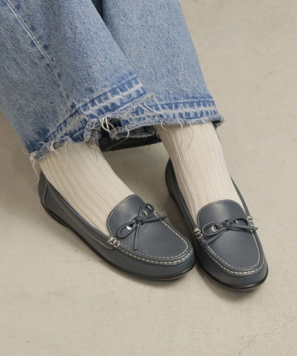 【リーガル フットコミュニティ/REGAL FOOT COMMUNITY】の【アールドット】S04C ビット付きフラットシューズ インテリア・キッズ・メンズ・レディースファッション・服の通販 founy(ファニー) ファッション Fashion レディースファッション Fashion for Women 軽量 Lightweight, Ultra Light シューズ Shoes, Footwear シルバー Silver, Metallic Silver トレンド Trend, Trending Now ドット Polka Dot, Dot Pattern フィット Fit, Slim Fit フラット Flat, Flat Shoes ベーシック Basic, Essential ラバー Rubber, Rubber Sole A/W・秋冬 Autumn/Winter S/S・春夏 SS, Spring/Summer, Warm Season 夏 Summer エレガント 上品 Elegant ネイビー×ネイビー|ID: prp329100004870036 ipo3291000000036295987