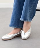 【インター ショシュール/INTER-CHAUSSURES】の【INTER-CHAUSSURES】ラウンドトウサケットバレエシューズ 人気、トレンドファッション・服の通販 founy(ファニー) ファッション Fashion レディースファッション Fashion for Women シューズ Shoes, Footwear シンプル Simple, Minimal バレエ Ballet, Ballet Style 人気 Popular, Best Seller thumbnail シルバー|ID: prp329100004870048 ipo3291000000036296014