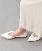 【インター ショシュール/INTER-CHAUSSURES】の【INTER-CHAUSSURES】ポインテッドトウサケットバレエシューズ 人気、トレンドファッション・服の通販 founy(ファニー) ファッション Fashion レディースファッション Fashion for Women シンプル Simple, Minimal 人気 Popular, Best Seller thumbnail ホワイト|ID: prp329100004870050 ipo3291000000036296021