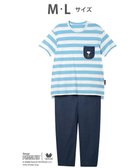 【ワコール/WACOAL】のPEANUTS パジャマ 4分袖 長ズボン 綿100%(本体) スヌーピー レディース FDT165 /ワコール サックス|ID: prp329100004870058 ipo3291000000036296049