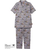 【ワコール/WACOAL】のPEANUTS パジャマ 5分袖 半袖 8分丈 綿100%(本体) スヌーピー レディース FDT167 /ワコール グレー|ID: prp329100004870062 ipo3291000000036296060