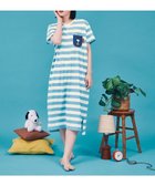 【ワコール/WACOAL】のPEANUTS ネグリジェ 4分袖 ワンピース 綿100%(本体) スヌーピー レディース FNT166 /ワコール サックス|ID: prp329100004870068 ipo3291000000036296087