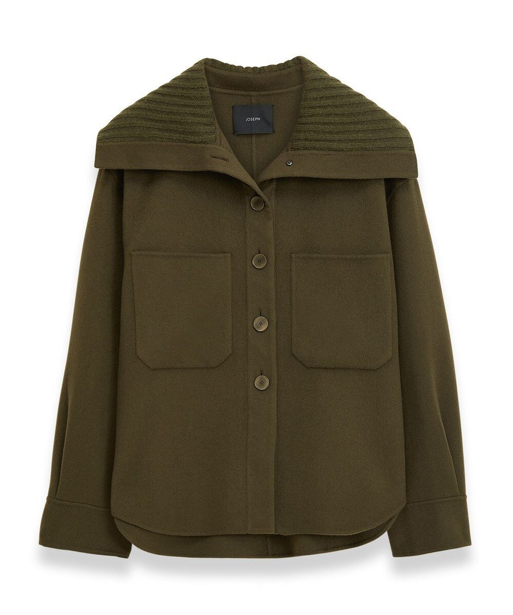 【ジョゼフ/JOSEPH】のライトダブルフェイス シャツジャケット 人気、トレンドファッション・服の通販 founy(ファニー) 　ファッション　Fashion　レディースファッション　Fashion for Women　アウター　Coat / Outerwear Collection　レディースジャケット・軽アウター　Jackets　ブルゾンジャケット・スポーティアウター　Blouson Jackets　シルク　Silk, 100% Silk　ジャケット　Jacket, Outerwear　ダブル　Double, Double-Breasted　パッチ　Patch, Appliqué　フェイス　Face, Facial Design　ブルゾン　Blouson, Bomber Jacket　ポケット　Pocket, Pocket Detail　A/W・秋冬　Autumn/Winter　軽量　Lightweight, Ultra Light　 other-1|ID: prp329100004870069 ipo3291000000036296088