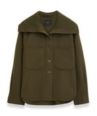 【ジョゼフ/JOSEPH】のライトダブルフェイス シャツジャケット Hass Avocado|ID: prp329100004870069 ipo3291000000036296089