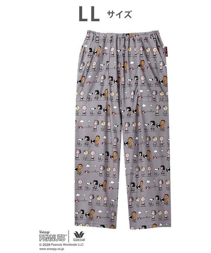 【ワコール/WACOAL】のPEANUTS ボトムス 8分丈 綿100%(本体) スヌーピー レディース FOT269 /ワコール インテリア・キッズ・メンズ・レディースファッション・服の通販 founy(ファニー) https://founy.com/ ファッション Fashion レディースファッション Fashion for Women おすすめ Recommended / Our Picks お家時間・ステイホーム Stay Home / At Home パジャマ Pajamas, Sleepwear プリント Print, Printed Pattern ボトム Bottoms, Lower Wear ワイド Wide, Wide Fit 夏 Summer |ID: prp329100004870071 ipo3291000000036296094