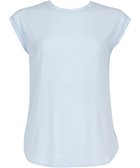 【シーダブリューエックス/CW-X】の【WOMEN】 CW-X Tシャツ 梨地素材 薄手 シアー感 スポーツウェア ノースリーブ レディース DLY123 /ワコール 人気、トレンドファッション・服の通販 founy(ファニー) ファッション Fashion レディースファッション Fashion for Women トップス・カットソー Cut & Sew Tops キャミソール&ノースリーブ Camisoles & Sleeveless Tops シャツ・ブラウス・オフィスカジュアル Elegant Blouses & Button-Ups ロングTシャツ・Tシャツ Longline T-Shirts & Tees スポーツウェア Functional & Stylish Sportswear スポーツ トップス Athletic Tops / Workout Tops / Training Shirts シアー Sheer, See-Through スポーツ Sports, Activewear スリット Slit, Slit Detail ノースリーブ Sleeveless, No-Sleeve thumbnail サックス|ID: prp329100004870077 ipo3291000000036296120