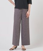 【ジェイ プレス/J.PRESS】のリネンバイオシャンブレー ワイド パンツ 人気、トレンドファッション・服の通販 founy(ファニー) ファッション Fashion レディースファッション Fashion for Women パンツ Pants & Trousers 春 Spring セットアップ Set-Up, Coordinated Outfit デニム Denim, Jeans Material フロント Front, Front Design ミックス Mix, Mixed Style リネン Linen, Linen Fabric リラックス Relax, Relaxed Fit ワイド Wide, Wide Fit S/S・春夏 SS, Spring/Summer, Warm Season 夏 Summer thumbnail ブラウン系|ID: prp329100004870091 ipo3291000000036296170