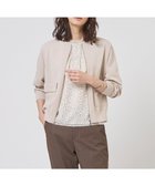 【ジェイ プレス/J.PRESS】のLINEN COTTON BLEND ニット ブルゾン ベージュ系|ID: prp329100004870092 ipo3291000000036296174