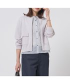 【ジェイ プレス/J.PRESS】のLINEN COTTON BLEND ニット ブルゾン ライトグレー系|ID: prp329100004870092 ipo3291000000036296175