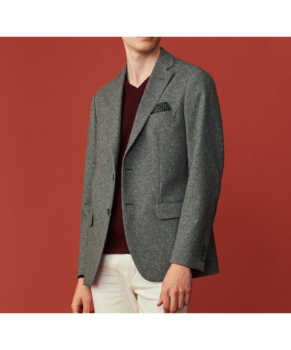 【ジョセフ アブード/JOSEPH ABBOUD / MEN】の【ストレッチ/弱撥水】ムリネ ジャージ ジャケット 人気、トレンドファッション・服の通販 founy(ファニー) 　ファッション　Fashion　メンズファッション　Fashion for Men　アウター　Men's Coats Outerwear　テーラードジャケット　Tailored Jackets & Blazers　シンプル　Simple, Minimal　ジャケット　Jacket, Outerwear　ストレッチ　Stretch, Stretchy Fabric　テーラード　Tailored, Tailored Fit　プリント　Print, Printed Pattern　ポケット　Pocket, Pocket Detail　メランジ　Melange, Mixed Yarn　A/W・秋冬　Autumn/Winter　 other-1|ID: prp329100004870184 ipo3291000000036298765