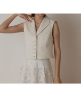 【グレース コンチネンタル/GRACE CONTINENTAL】のトリアセジャージジレ 人気、トレンドファッション・服の通販 founy(ファニー) ファッション Fashion レディースファッション Fashion for Women アウター Coat / Outerwear Collection トップス・カットソー Cut & Sew Tops ベスト&ジレ / 重ね着スタイル Vests & Gilets クラシカル Classical, Vintage-Inspired コンパクト Compact, Small Size ジャケット Jacket, Outerwear トレンド Trend, Trending Now フロント Front, Front Design ベスト Vest, Waistcoat ワイド Wide, Wide Fit エレガント 上品 Elegant 夏 Summer 春 Spring S/S・春夏 SS, Spring/Summer, Warm Season |ID:prp329100004870189
