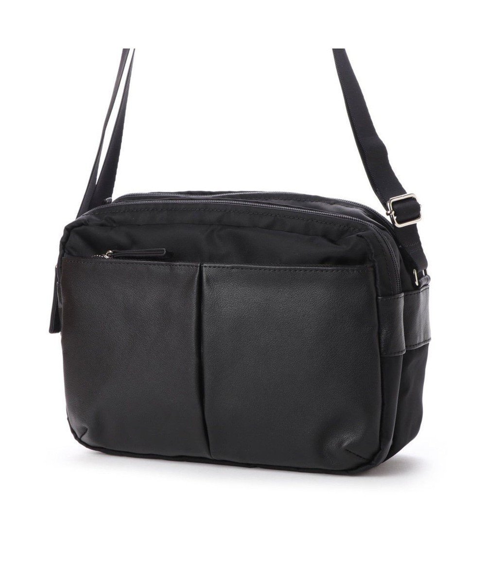 【イザック/Y'SACCS】のナイロン×牛革コンビシリーズ ショルダー インテリア・キッズ・メンズ・レディースファッション・服の通販 founy(ファニー) 　ファッション　Fashion　レディースファッション　Fashion for Women　コンビ　Combo, Combination Style　ショルダー　Shoulder, Shoulder Strap　シンプル　Simple, Minimal　スタイリッシュ　Stylish, Fashionable　ポケット　Pocket, Pocket Detail　ネイビー|ID: prp329100004870193 ipo3291000000036298815