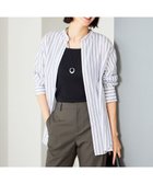 【自由区/JIYU-KU】の【洗える】SOMELOSテンセルバンドカラー シャツ 人気、トレンドファッション・服の通販 founy(ファニー) ファッション Fashion レディースファッション Fashion for Women トップス・カットソー Cut & Sew Tops シャツ・ブラウス・オフィスカジュアル Elegant Blouses & Button-Ups インナー Innerwear 春 Spring 洗える Machine Washable コンパクト Compact, Small Size シルク Silk, 100% Silk シンプル Simple, Minimal ストライプ Stripe, Striped Pattern ドレープ Drape, Draping Fabric バランス Balance, Style Balance 無地 Plain, Solid Color S/S・春夏 SS, Spring/Summer, Warm Season 夏 Summer thumbnail オフ×スレート|ID: prp329100004870197 ipo3291000000036298831