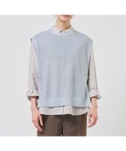 【ジェイ プレス/J.PRESS】のVis/Pe スパーク ニット ベスト グレイッシュブルー系|ID: prp329100004870203 ipo3291000000036298882