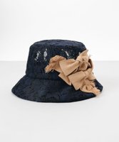 【アウロラ/AURORA】の【 LANVIN en Bleu (ランバン オン ブルー)】リボンレースクロッシェハット 人気、トレンドファッション・服の通販 founy(ファニー) ファッション Fashion レディースファッション Fashion for Women キャップ&ハット Hats & Caps トレンド Trend, Trending Now リボン Ribbon, Bow レース Lace, Lace Fabric 帽子 Hat, Headwear 抗菌 Antibacterial, Bacteria-Resistant |ID:prp329100004870205