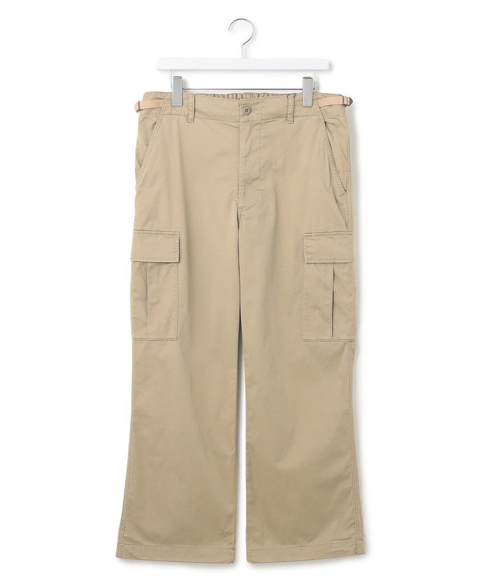 【ジェイプレスヨークストリート/J.PRESS YORK STREET】の【UNISEX】サテンストレッチ イージーカーゴパンツ インテリア・キッズ・メンズ・レディースファッション・服の通販 founy(ファニー) 　ファッション　Fashion　レディースファッション　Fashion for Women　パンツ　Pants & Trousers　ユニセックス　Unisex, Genderless　サテン　Satin, Glossy Fabric　シューズ　Shoes, Footwear　ジャケット　Jacket, Outerwear　ストレッチ　Stretch, Stretchy Fabric　スピンドル　Spindle, Drawcord　セットアップ　Set-Up, Coordinated Outfit　ブルゾン　Blouson, Bomber Jacket　夏　Summer　春　Spring　S/S・春夏　SS, Spring/Summer, Warm Season　ベージュ系|ID: prp329100004870226 ipo3291000000036298974