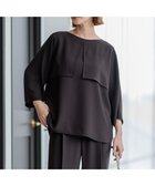 【23区/NIJYUSANKU】の【洗える】ストレッチジョーゼット ケープデザイン カットソー 人気、トレンドファッション・服の通販 founy(ファニー) ファッション Fashion レディースファッション Fashion for Women トップス・カットソー Cut & Sew Tops シャツ・ブラウス・オフィスカジュアル Elegant Blouses & Button-Ups ロングTシャツ・Tシャツ Longline T-Shirts & Tees カットソー・ベーシックTシャツ Cut-and-Sewn Tops / Stretch Tees & Basics エレガント 上品 Elegant 洗える Machine Washable カットソー Cut and Sewn Top サテン Satin, Glossy Fabric ジョーゼット Georgette, Semi-Sheer Fabric ストレッチ Stretch, Stretchy Fabric セットアップ Set-Up, Coordinated Outfit ドレープ Drape, Draping Fabric ノースリーブ Sleeveless, No-Sleeve 羽織 Haori, Light Jacket ワイド Wide, Wide Fit A/W・秋冬 Autumn/Winter おすすめ Recommended / Our Picks 2024年 2024 2024-2025秋冬・A/W Autumn/Winter 2024–25 AW24–25 thumbnail ダークブラウン系|ID: prp329100004870229 ipo3291000000036298984