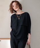 【23区/NIJYUSANKU】の【洗える】ストレッチジョーゼット ケープデザイン カットソー 人気、トレンドファッション・服の通販 founy(ファニー) ファッション Fashion レディースファッション Fashion for Women トップス・カットソー Cut & Sew Tops シャツ・ブラウス・オフィスカジュアル Elegant Blouses & Button-Ups ロングTシャツ・Tシャツ Longline T-Shirts & Tees カットソー・ベーシックTシャツ Cut-and-Sewn Tops / Stretch Tees & Basics エレガント 上品 Elegant 洗える Machine Washable カットソー Cut and Sewn Top サテン Satin, Glossy Fabric ジョーゼット Georgette, Semi-Sheer Fabric ストレッチ Stretch, Stretchy Fabric セットアップ Set-Up, Coordinated Outfit ドレープ Drape, Draping Fabric ノースリーブ Sleeveless, No-Sleeve 羽織 Haori, Light Jacket ワイド Wide, Wide Fit A/W・秋冬 Autumn/Winter おすすめ Recommended / Our Picks 2024年 2024 2024-2025秋冬・A/W Autumn/Winter 2024–25 AW24–25 thumbnail ブラック系|ID: prp329100004870229 ipo3291000000036298985