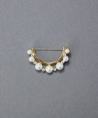 【フィービィー/phoebe】のフォーマルパールビジューハーフブローチ ゴールド ゴールド|ID: prp329100004870234 ipo3291000000036299012